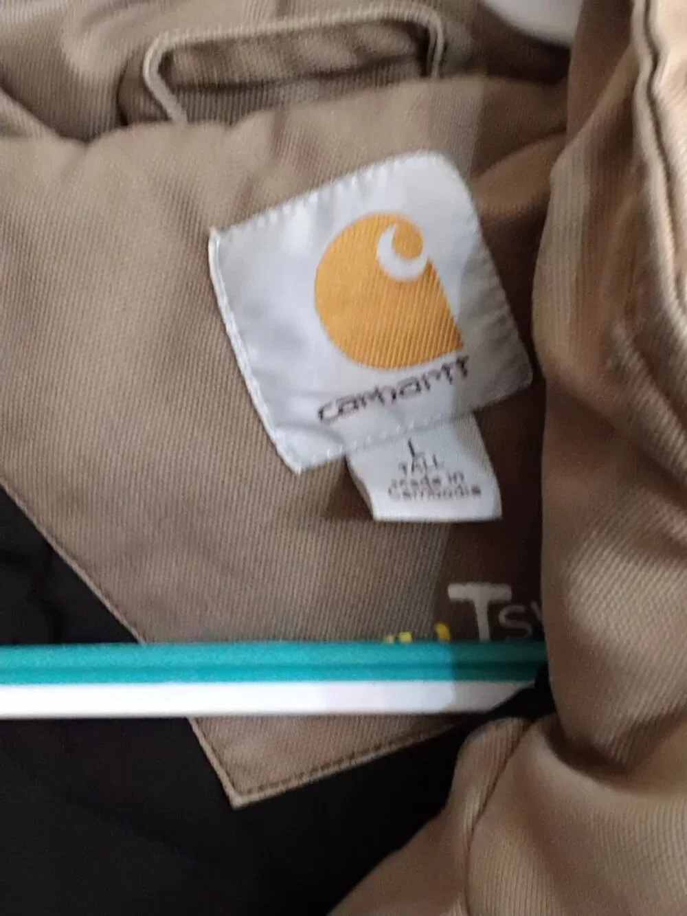 Carhartt Men's Full Swing Cryder Quick Duck Insulated Jacket Brown Size LT